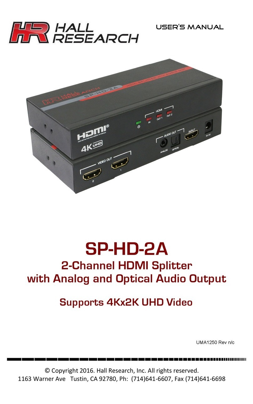 HR SP-HD-2A user manual