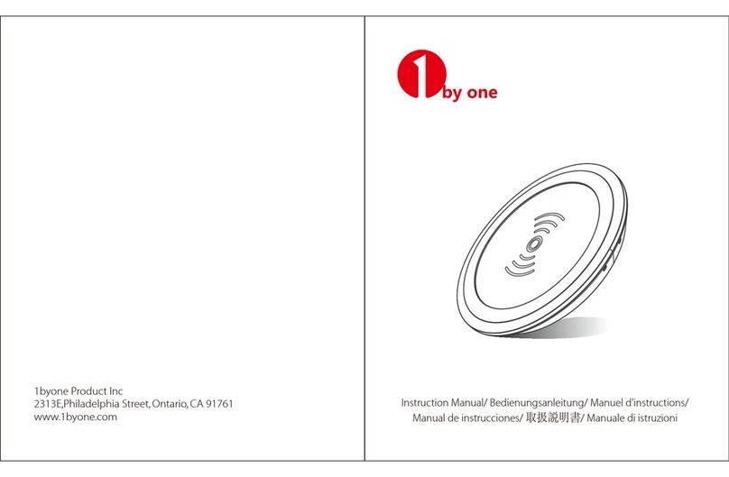 1 BY ONE 508US-0001 instruction manual