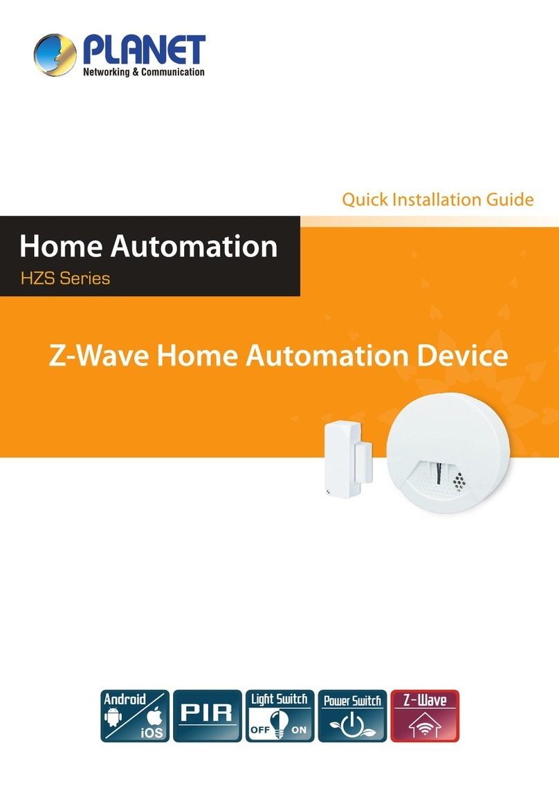 Planet Z-Wave Quick installation guide