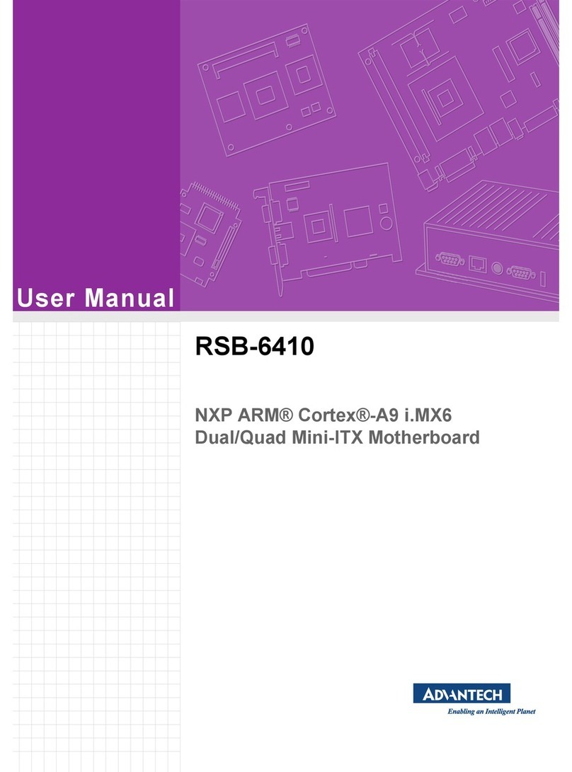 Advantech RSB-6410 User manual
