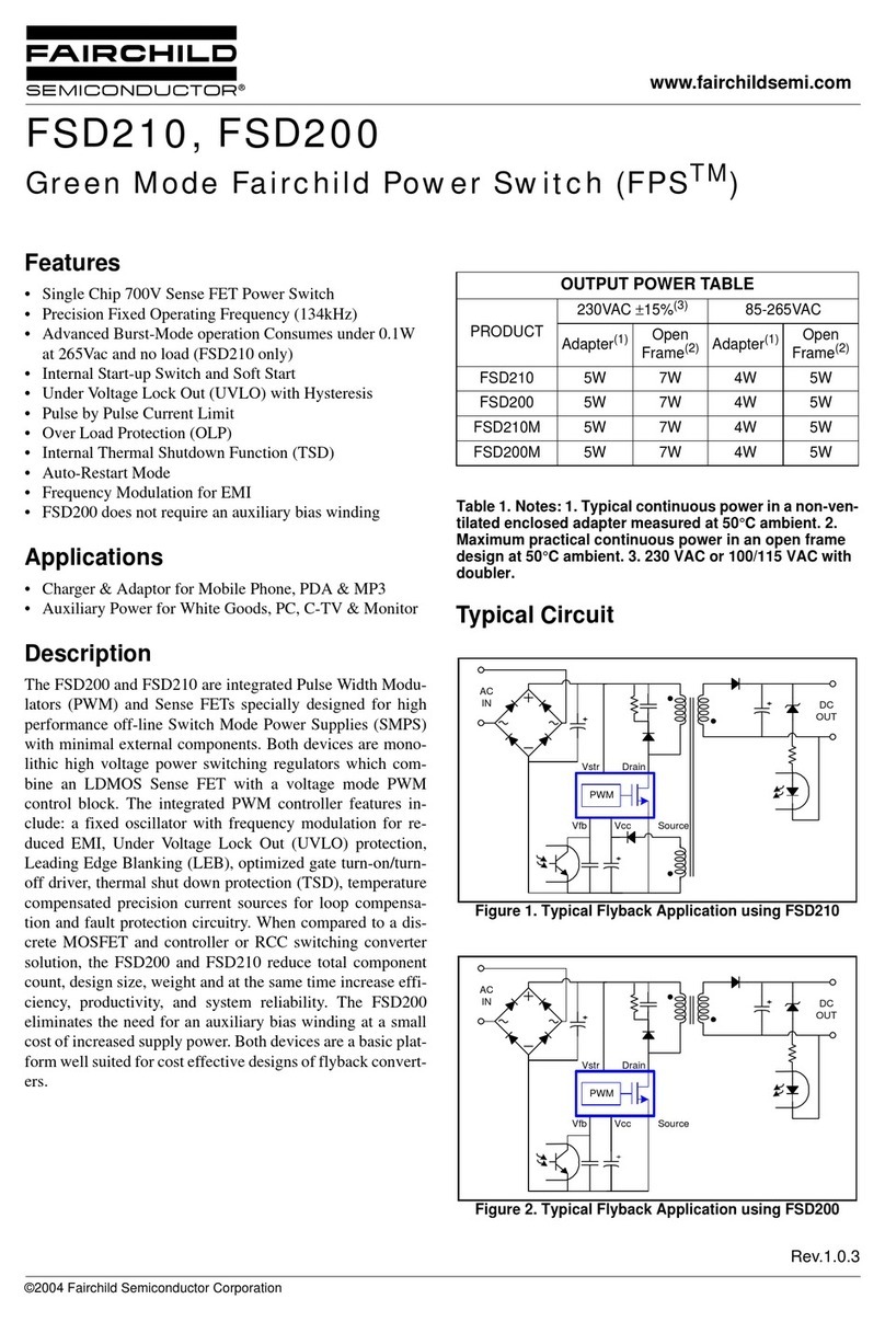Fairchild FSD210 Operator's manual