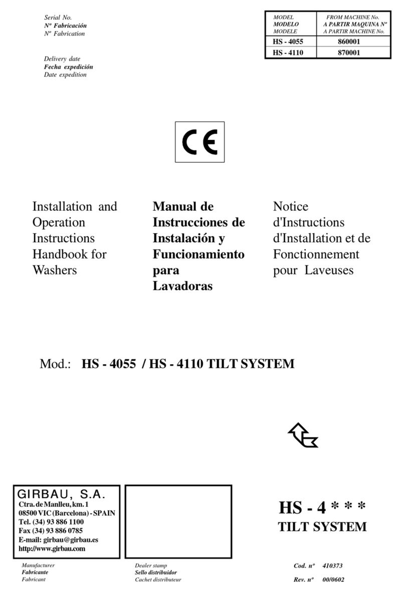 GIRBAU HS-4055 User manual