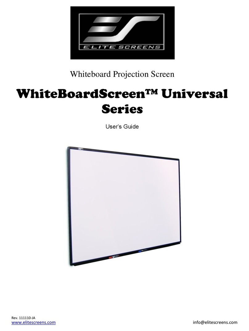 Elite Screens Universal Series user guide