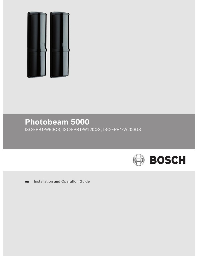 Bosch ISC-FPB1-W60QS Installation and operation guide