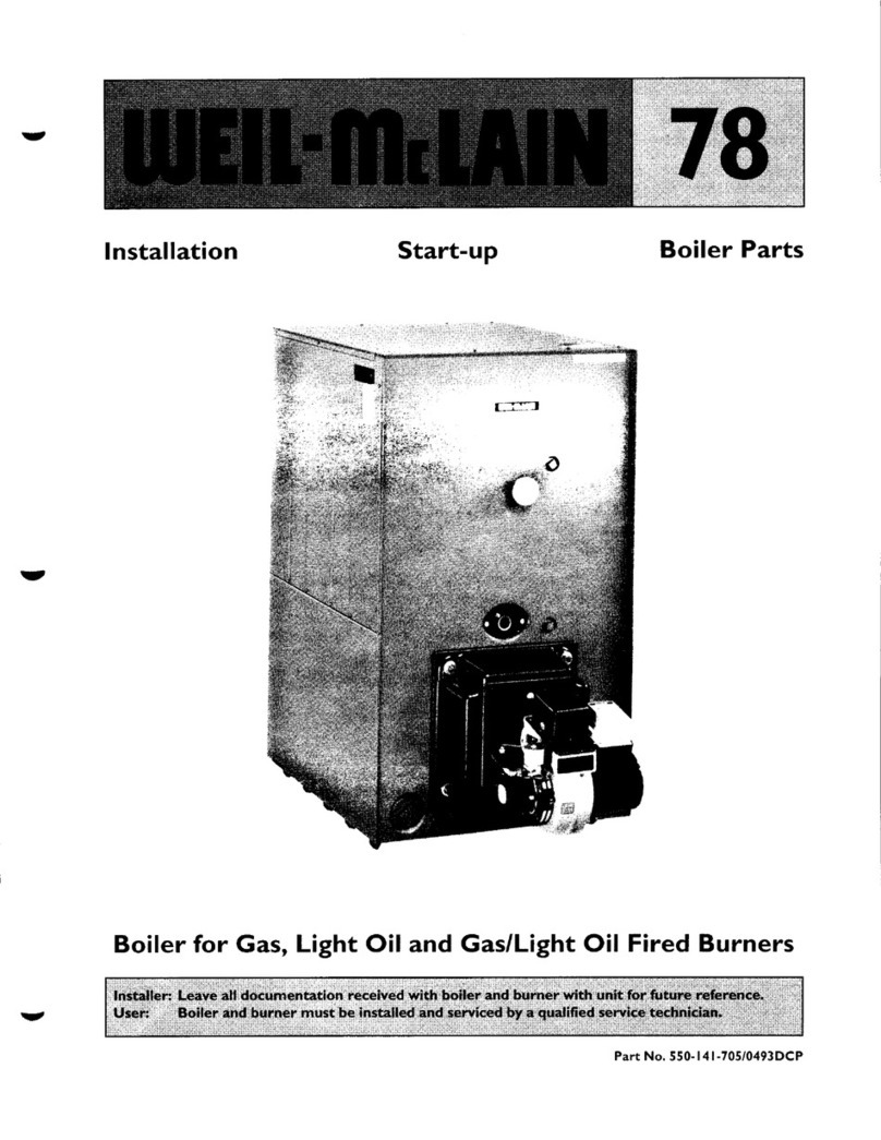 Weil-McLain 78 Series Installation, start-up, parts