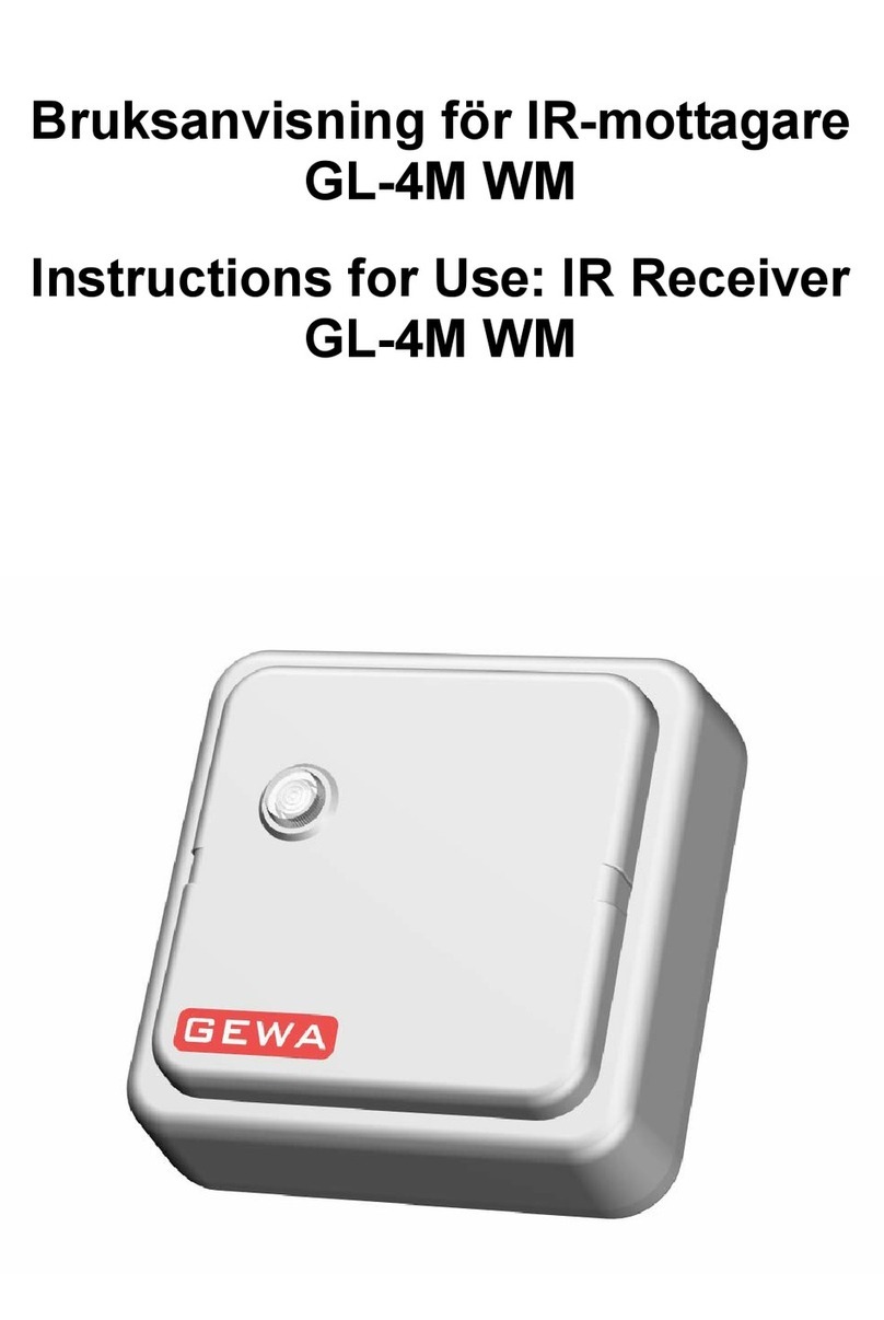 Gewa GL-4M WM Instructions for use