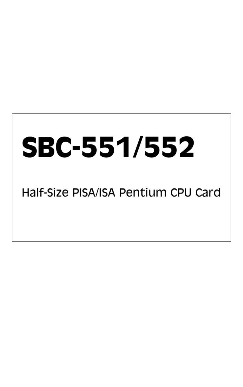 Aaeon SBC-551 manual