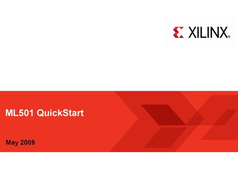 Xilinx ML501MicroBlaze Operator's manual