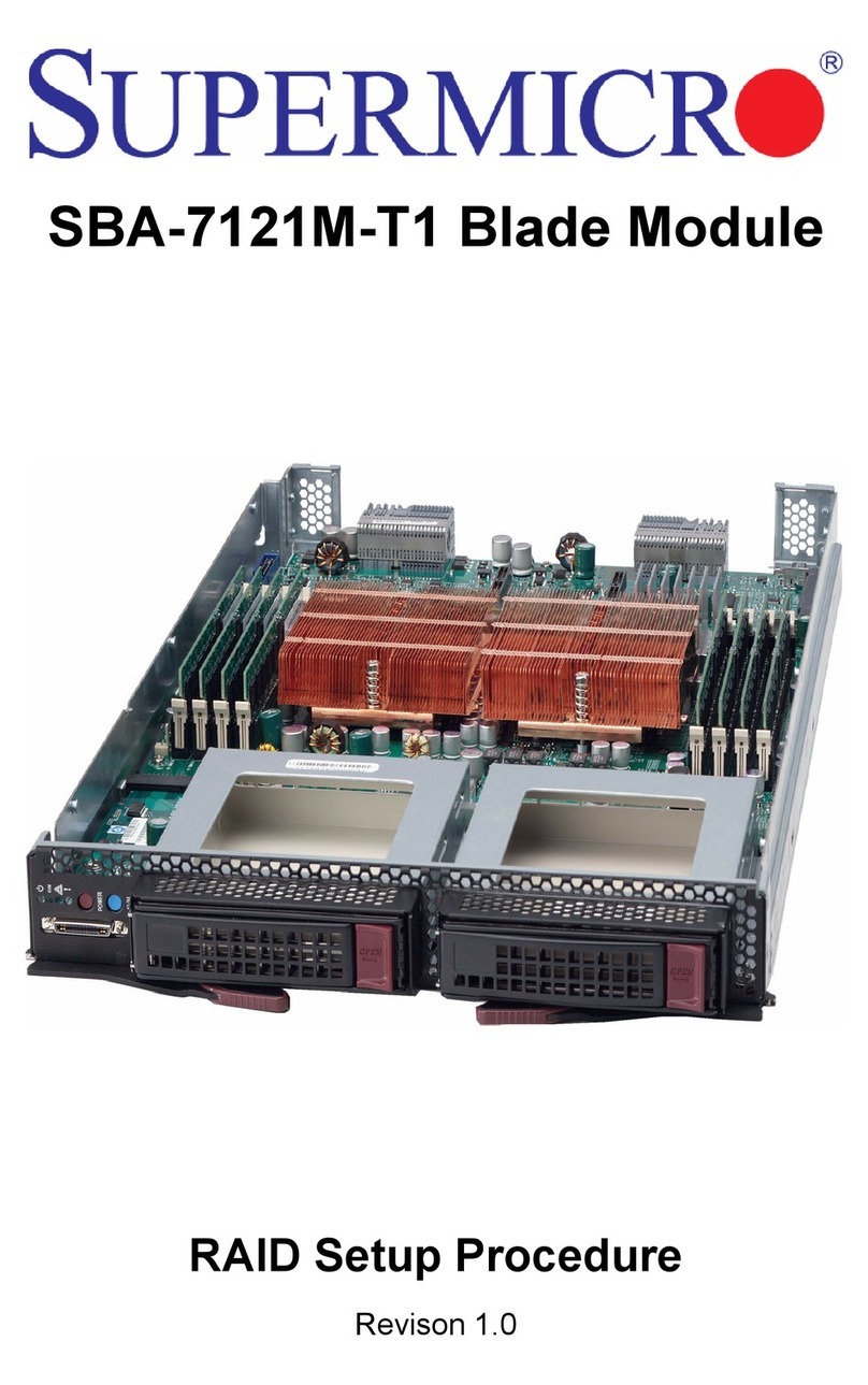 Supermicro SBA-7121M-T1 Setup procedure Supermicro SBA-7121M-T1 Setup procedure