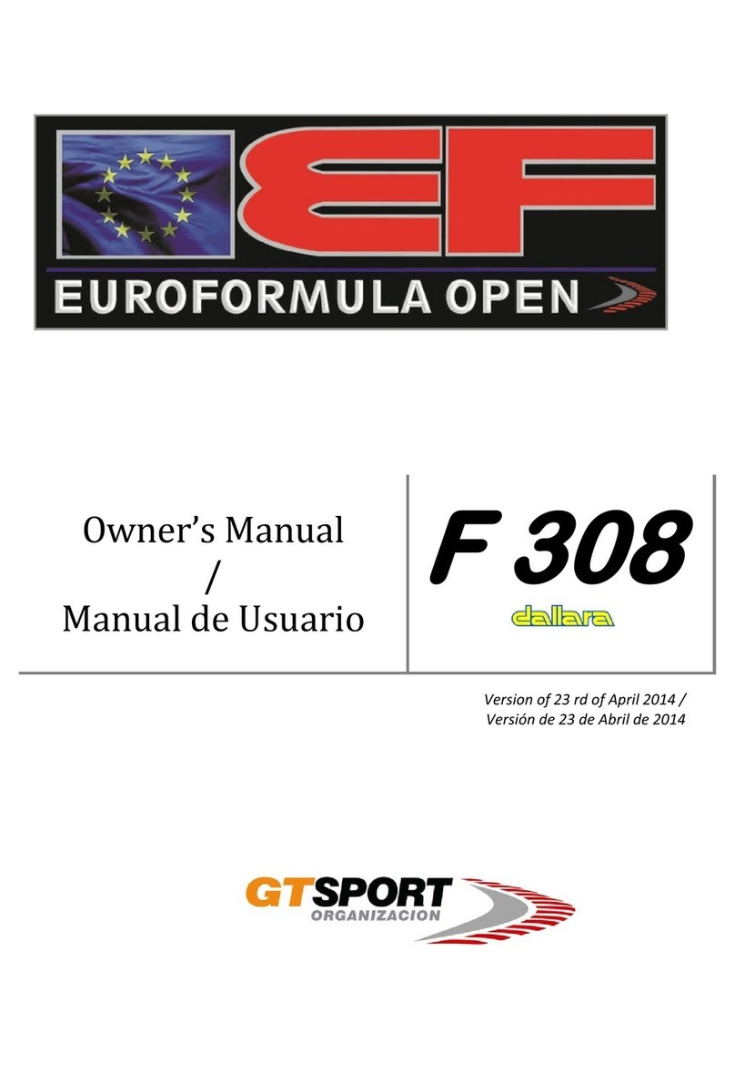 dallara F308 owner's manual
