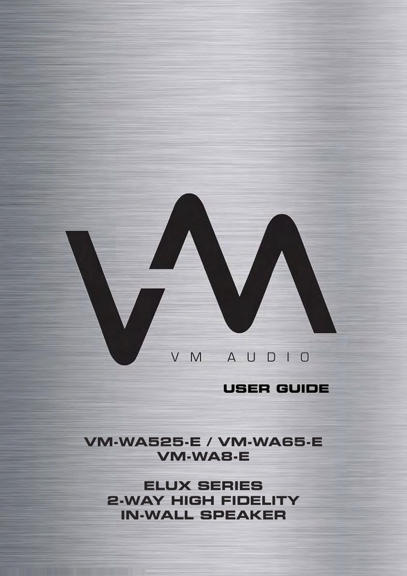 VM Audio VM-WA525-E User manual