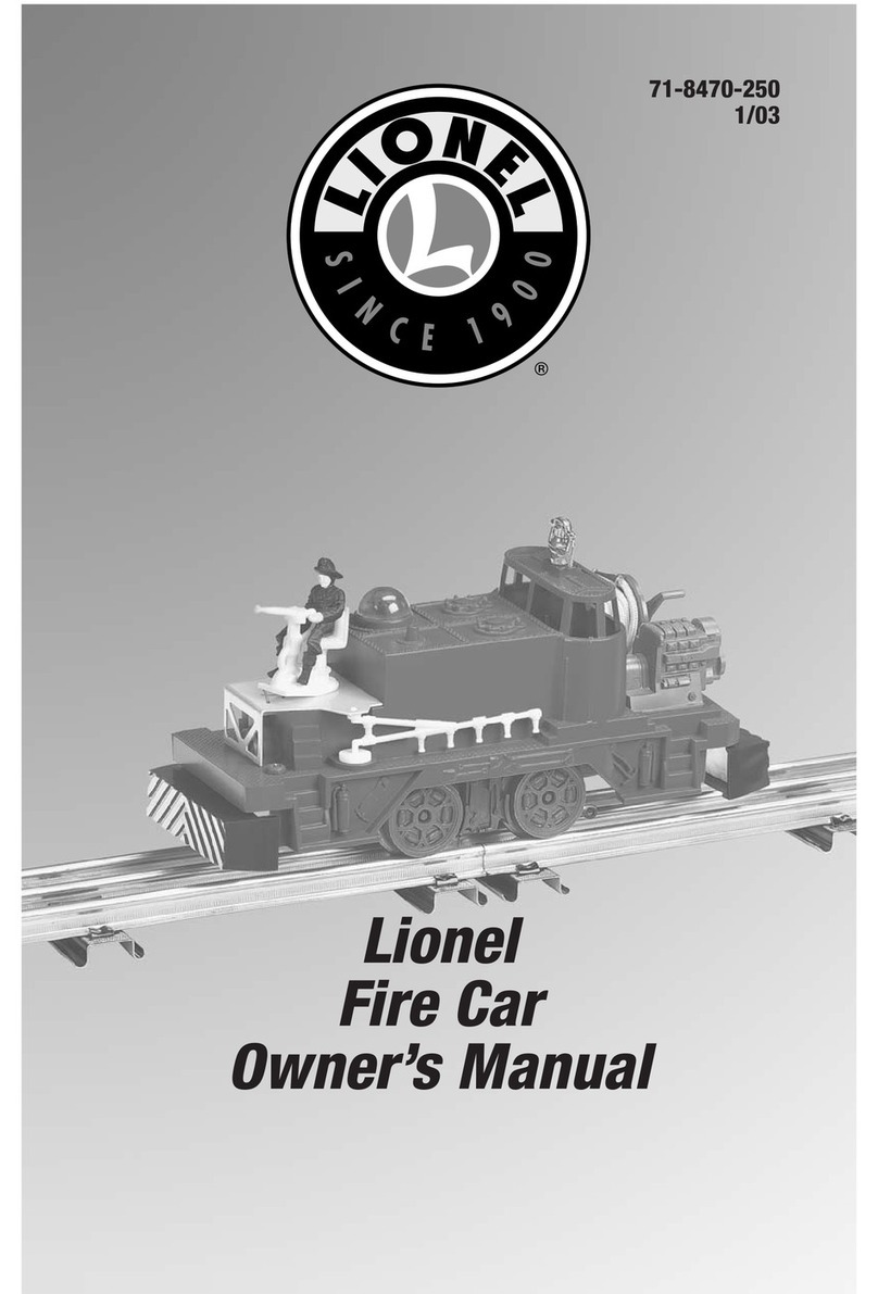 Lionel Fire Car User manual
