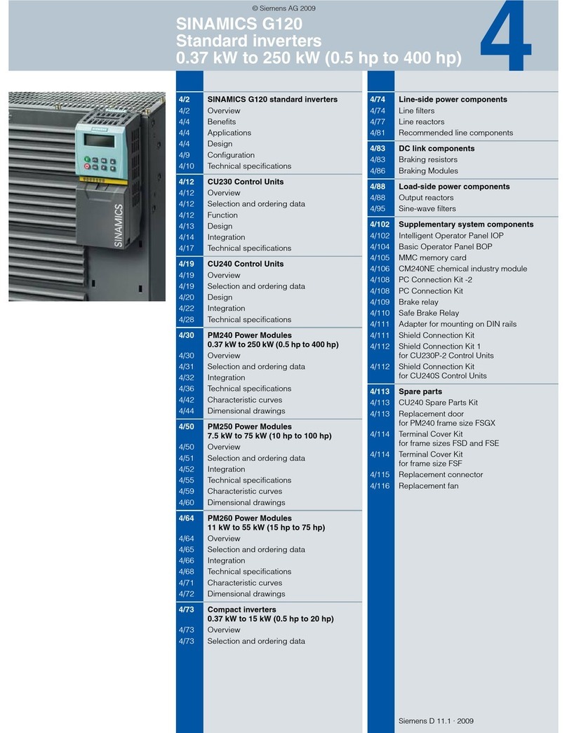 SINAMICS G120 manual