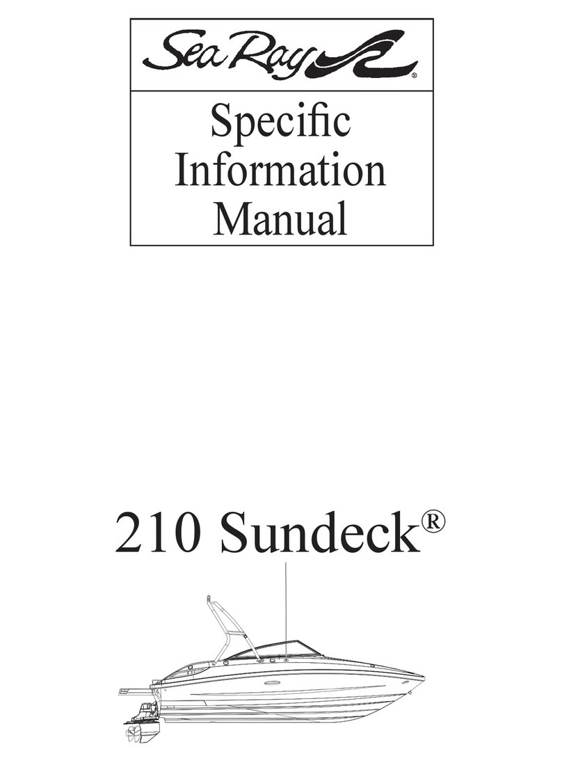 Sea Ray Boats 210 Sundeck owner's manual