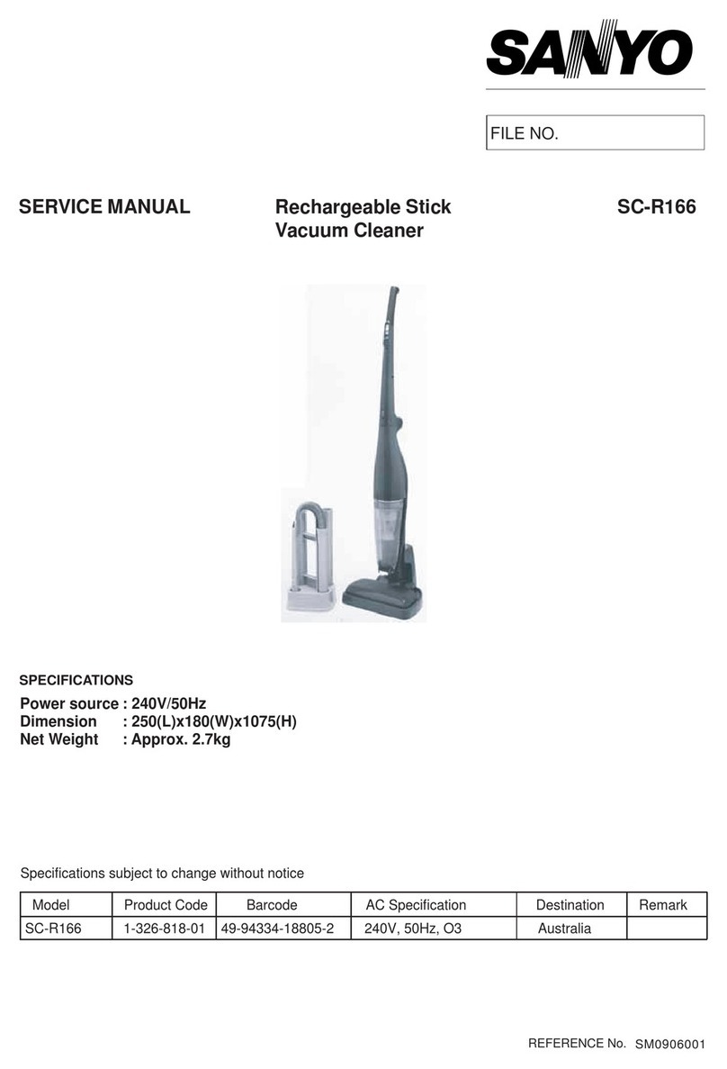 Sanyo SC-R166 User manual