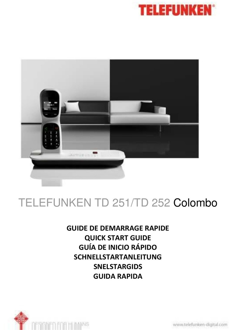 Telefunken TD 251/TD 252 Colombo quick start guide Telefunken TD 251/TD 252 Colombo quick start guide
