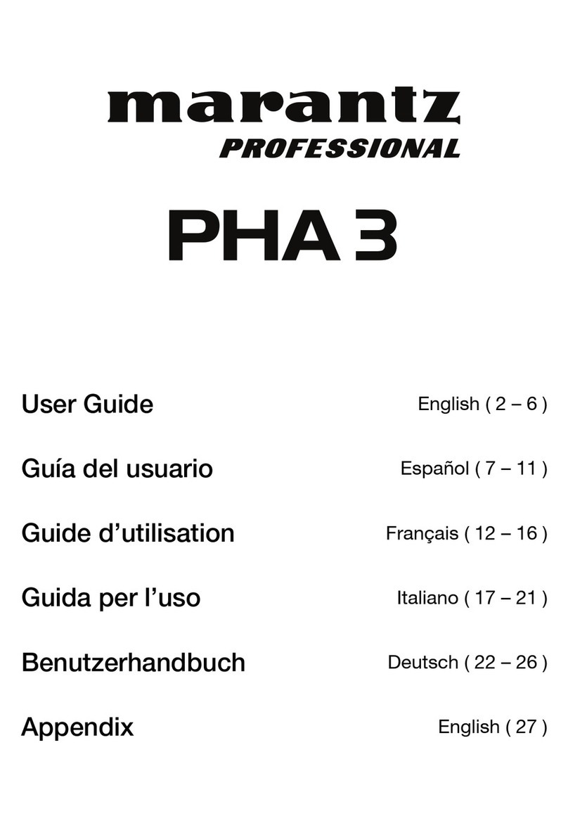 Marantz PHA3 user guide