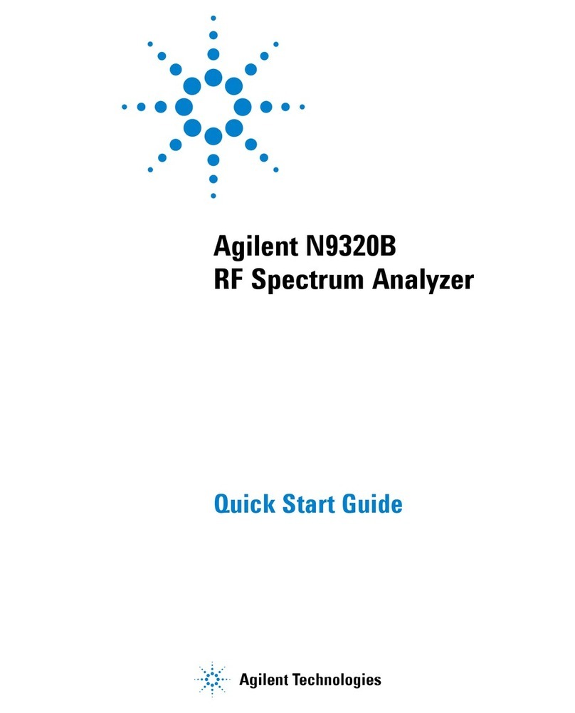 Agilent Technologies N9320B User manual
