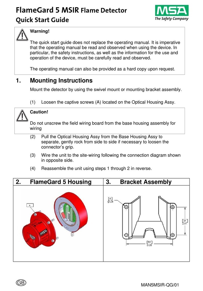 MSA FlameGard 5 User manual