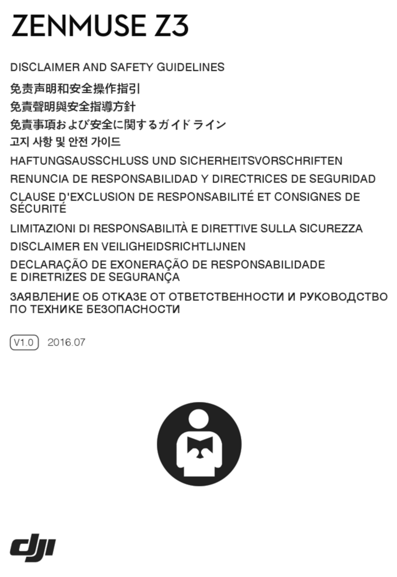 dji ZENMUSE Z3 Instruction Manual