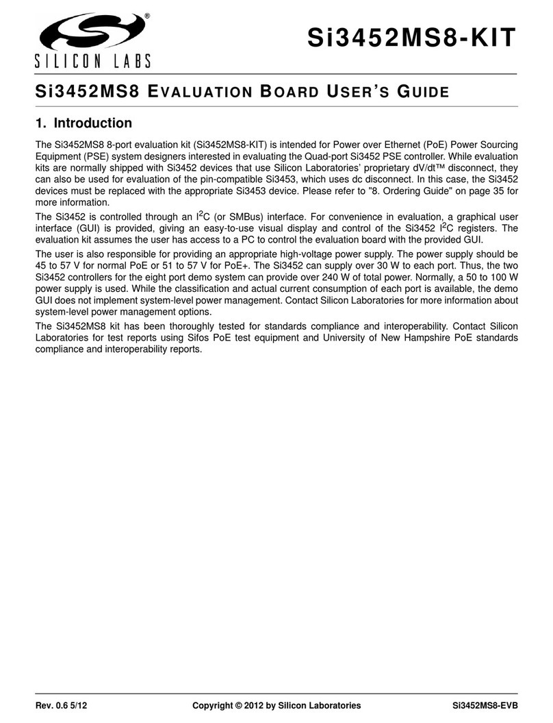 Silicon Laboratories Si3452MS8 user guide