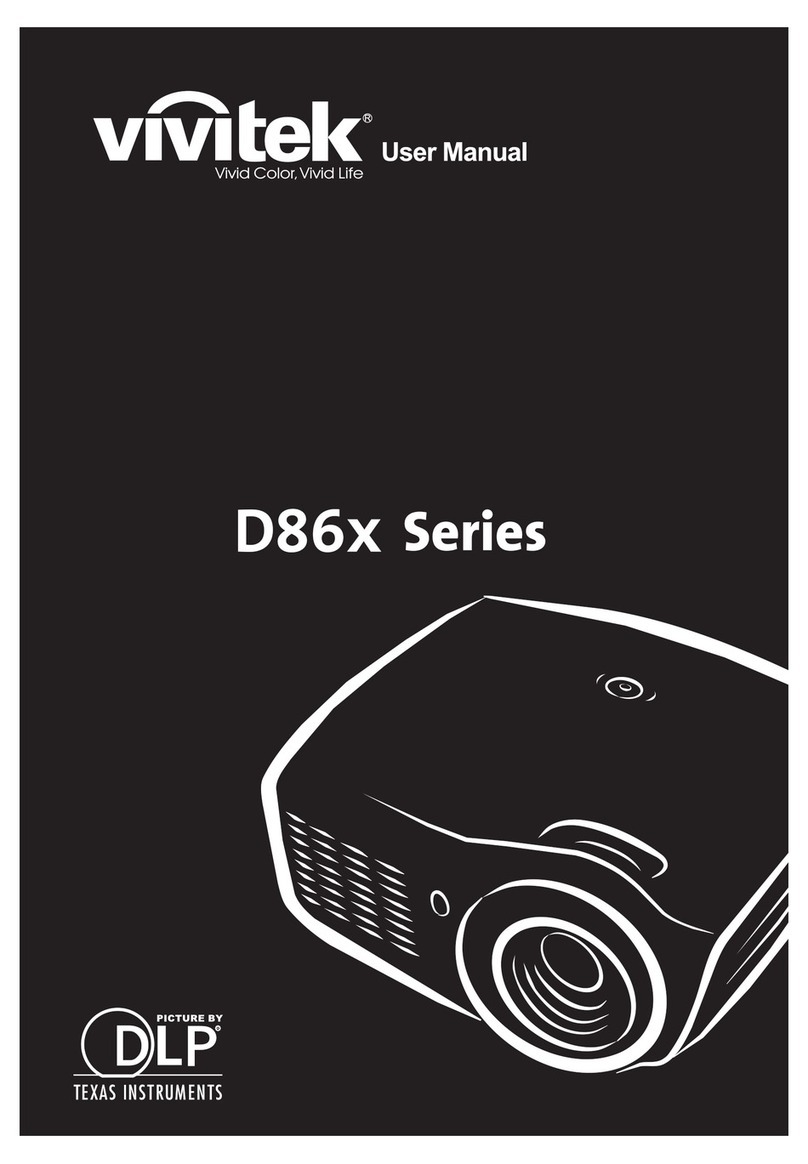 Vivitek D86x Series User manual