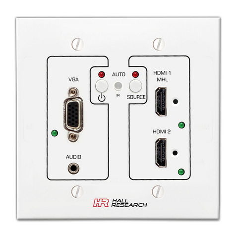 Hall Research Technologies UHBX-SW3-WP User manual