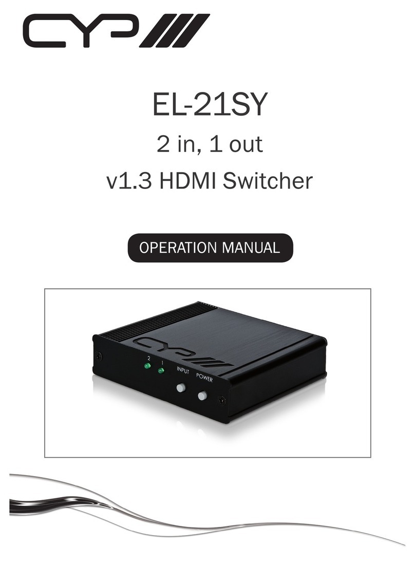 CYP EL-21SY User manual