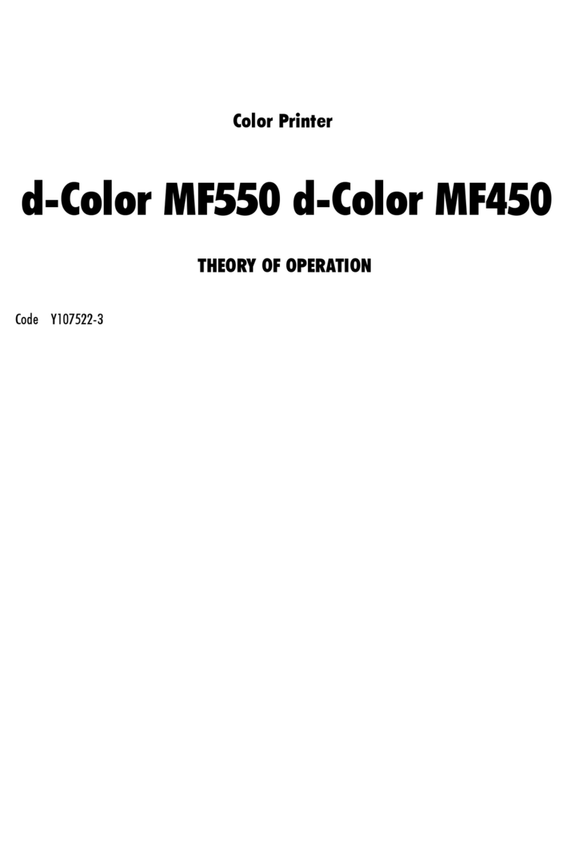 Olivetti d-Color MF550 User manual