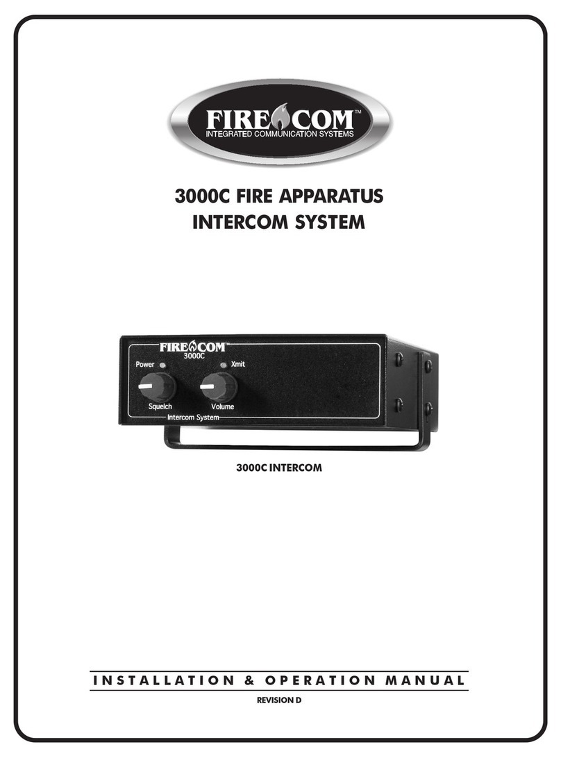 Firecom 3000C User manual