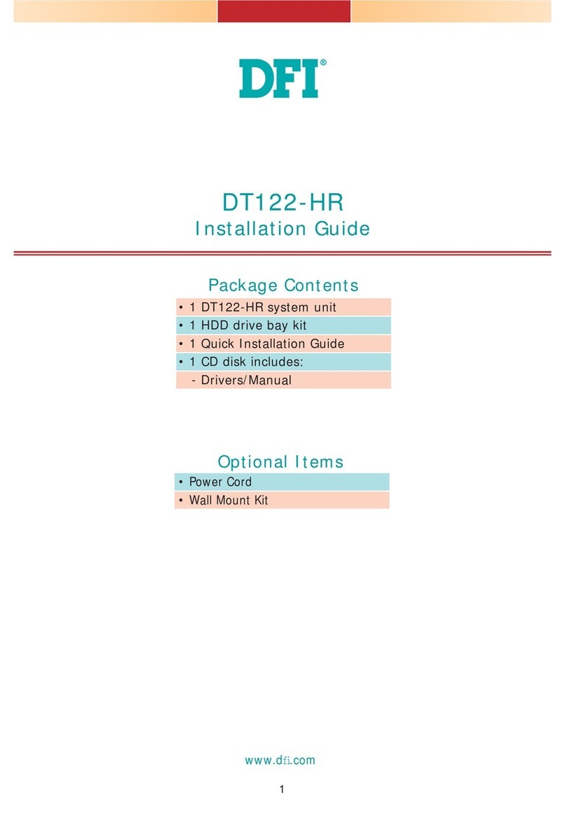 DFI DT122-HR installation guide