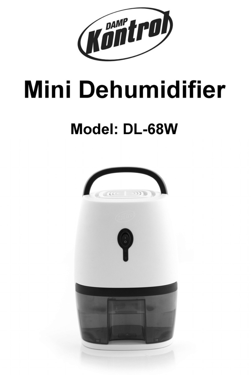 DAMP Kontrol DL-68W User manual