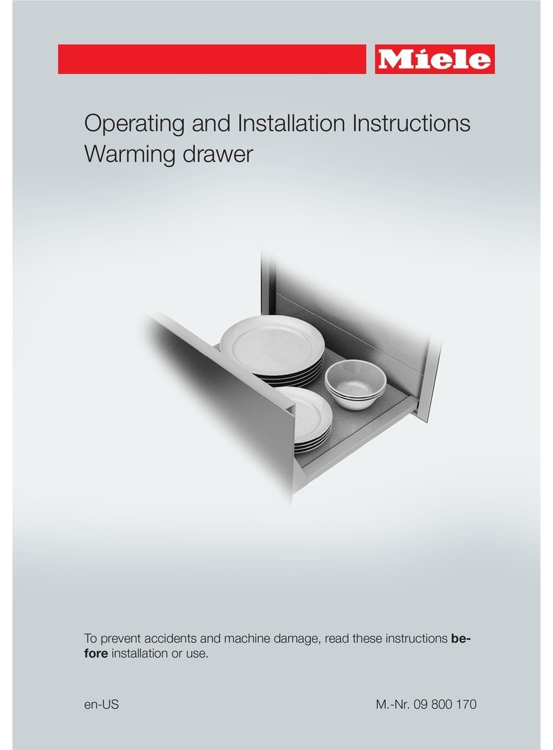Miele ESW 6380 Operating and installation instructions