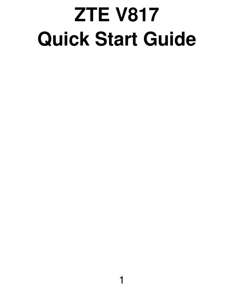 Zte V817 User manual