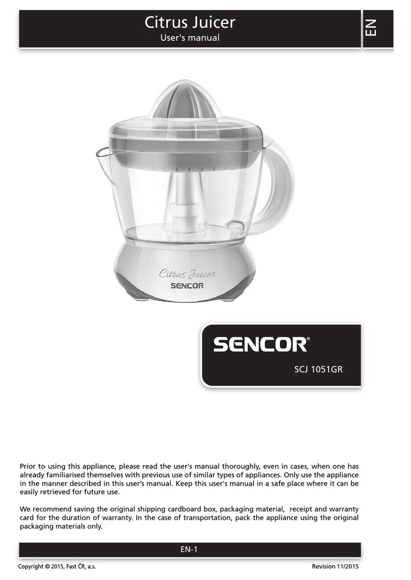 Sencor SCJ 1051GR user manual