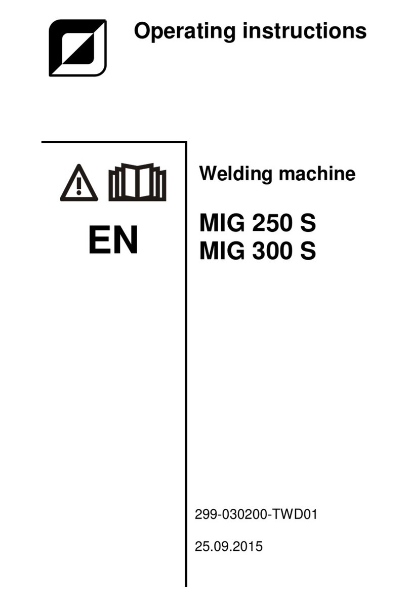 TEAM WELDER MIG 250 S operating instructions