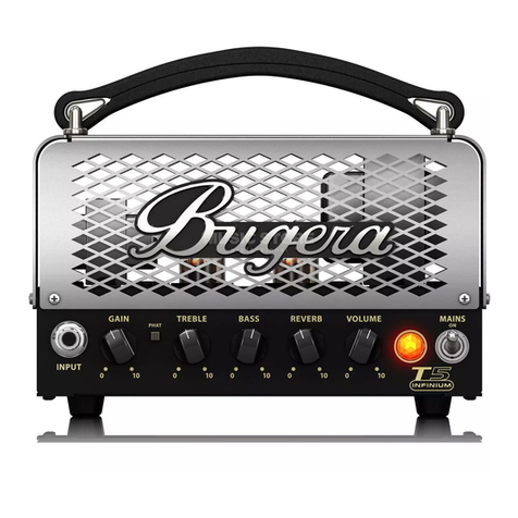 Bugera T5 Infinium quick start guide