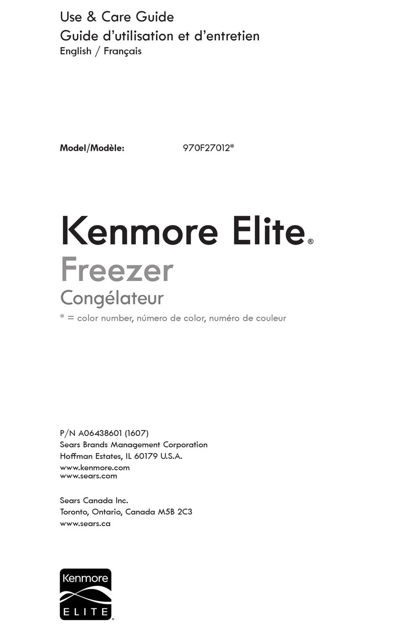 Kenmore 970F27012 Use & care guide