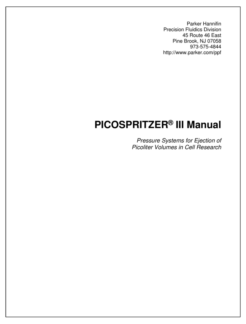 Parker PICOSPRITZER III manual Parker PICOSPRITZER III manual