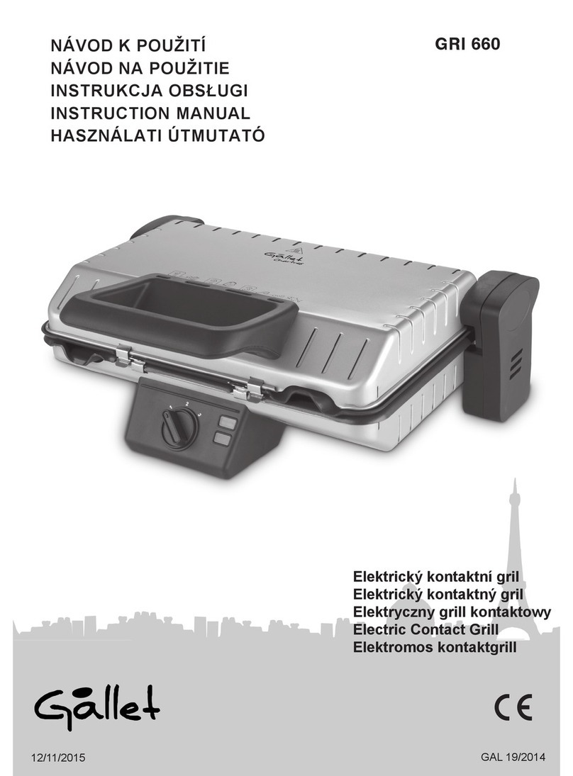 Gallet GRI 660 instruction manual
