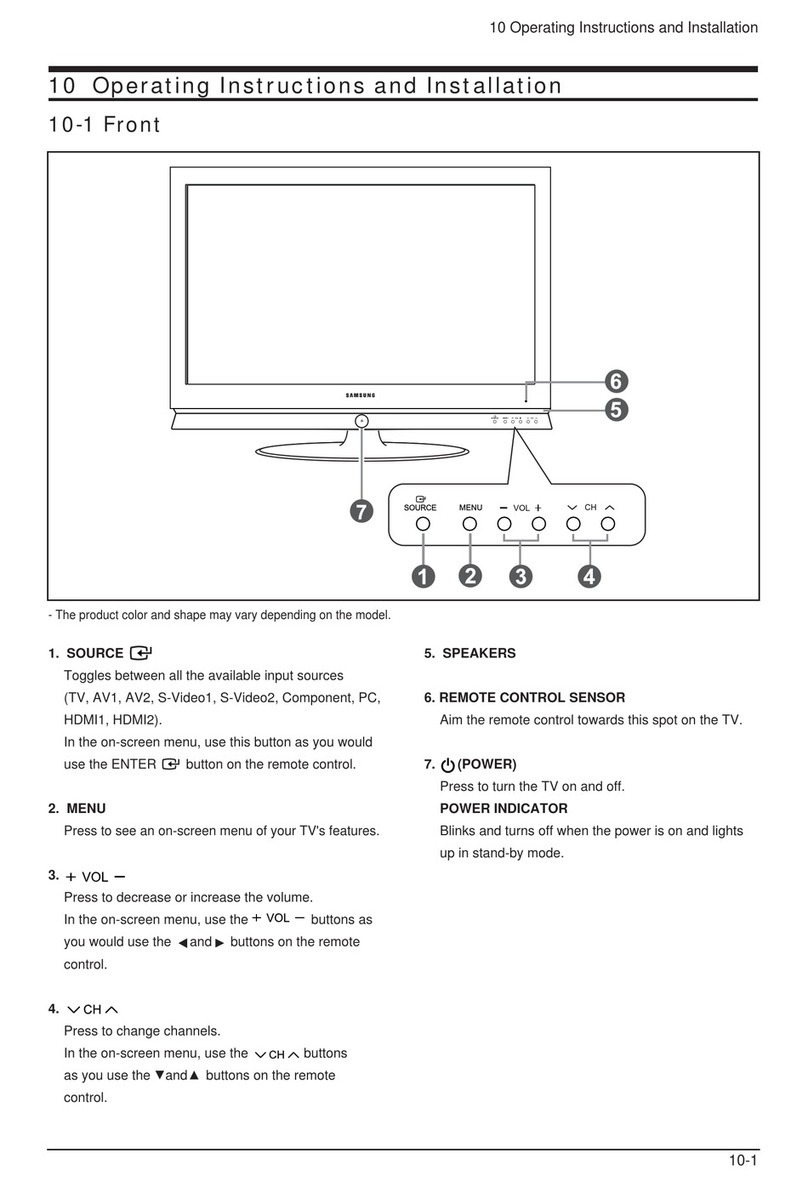 Samsung LNS3292D Operating instructions