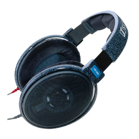 Sennheiser HD 600 AVANTGARDE Instructions for use