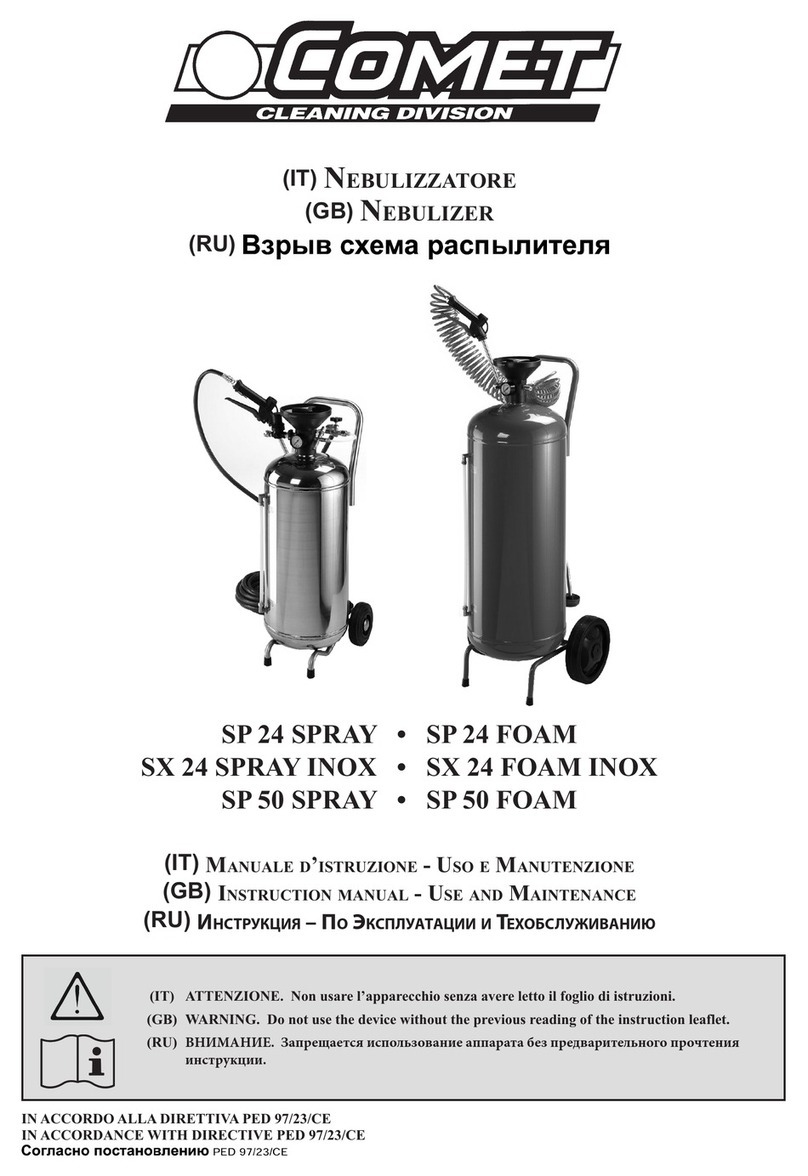 Comet SP 24 SPRAY instruction manual