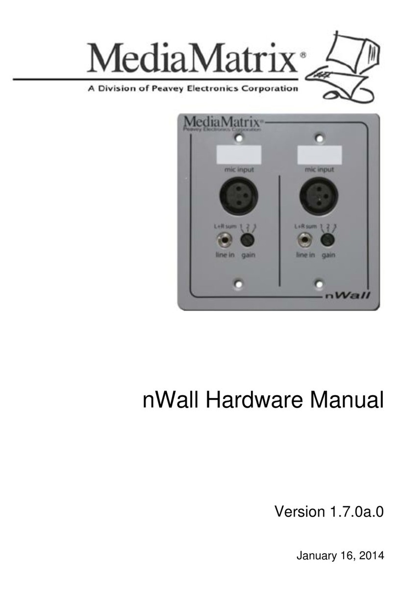 MediaMatrix nWall User manual