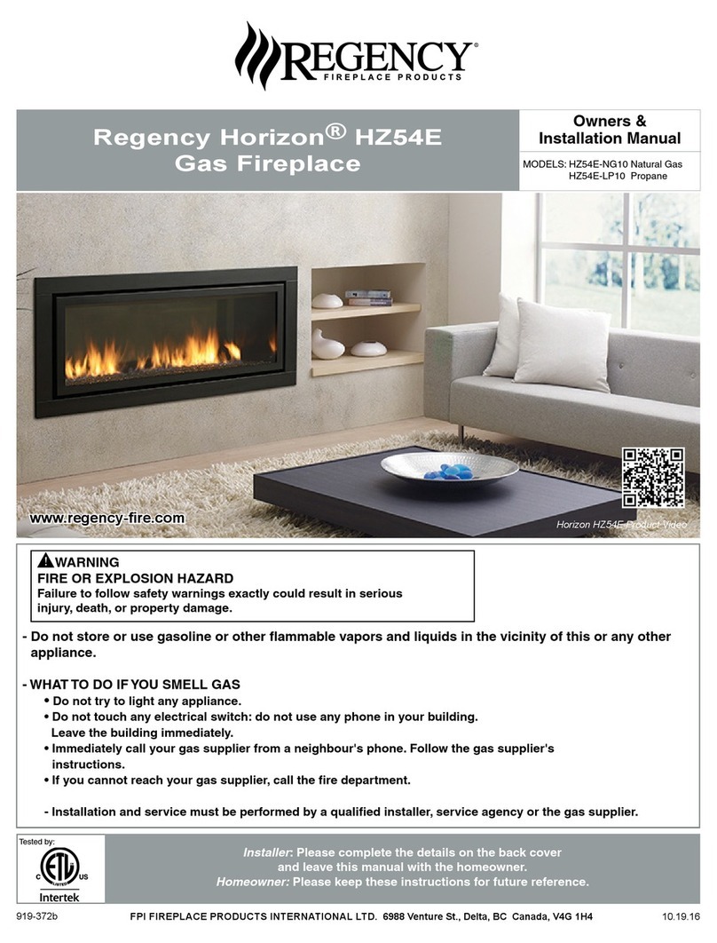 Regency Horizon HZ54E Quick start guide