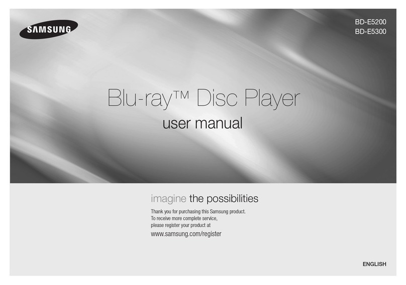 Samsung BD-E5200 User manual