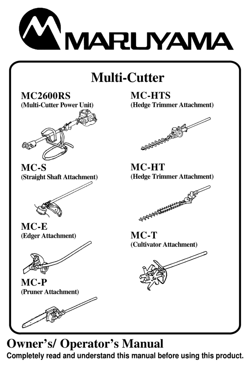 Maruyama MC2600RS Owner's/operator's manual