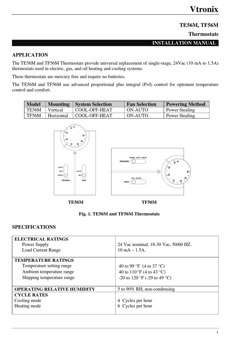 Vtronix TE56M installation manual