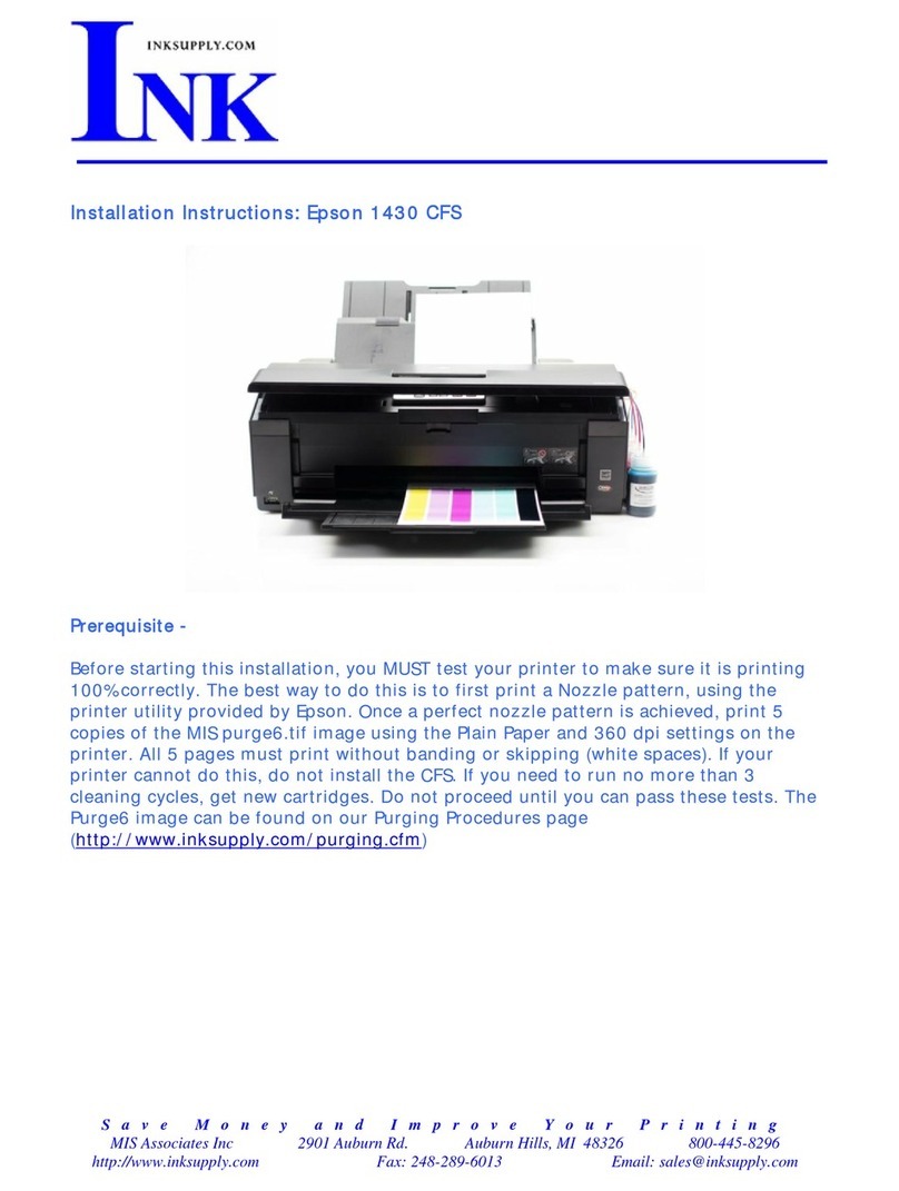 Epson 1430 CFS User manual