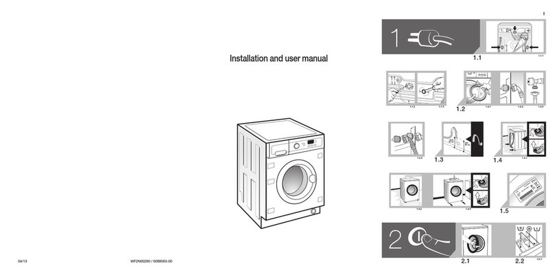 Gorenje WF2N00260 Installation and user manual